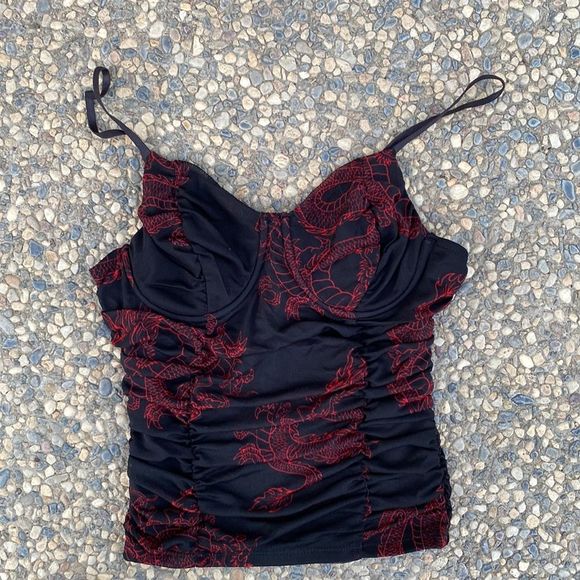 Princess Polly Tops - Just Polly New York Dragon Cami